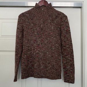 Liz Claiborne Pullover 1/3 Zip Long Sleeve Sweater